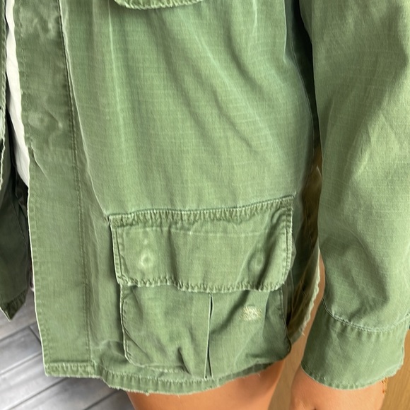Vintage Ripstop Army Jacket Moss Size M/L - Picture 7 of 10